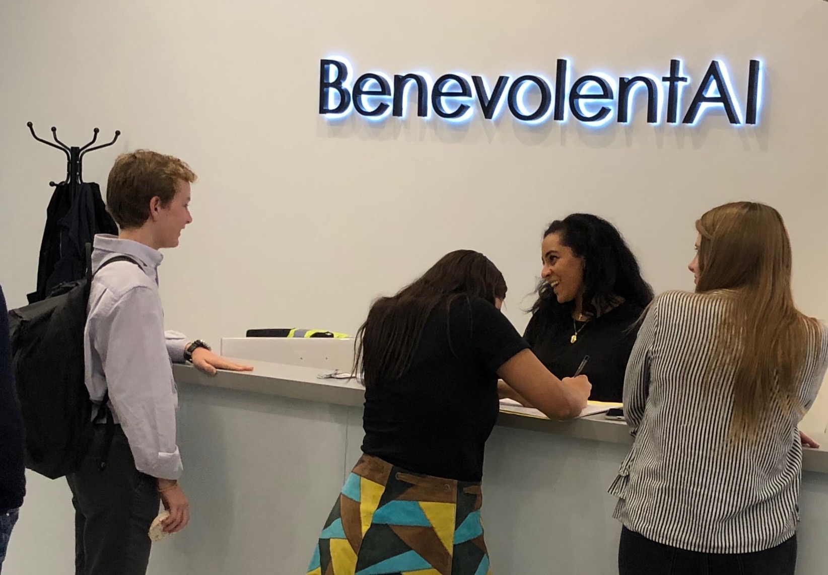 At BenevolentAI reception in London