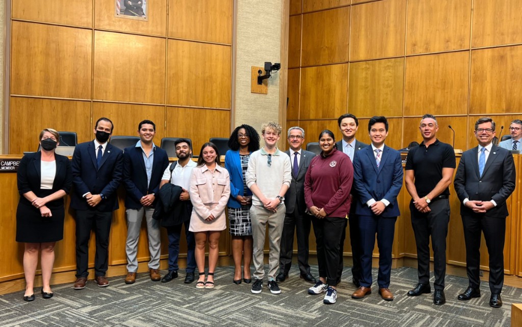San Diego Youth Commission group photo